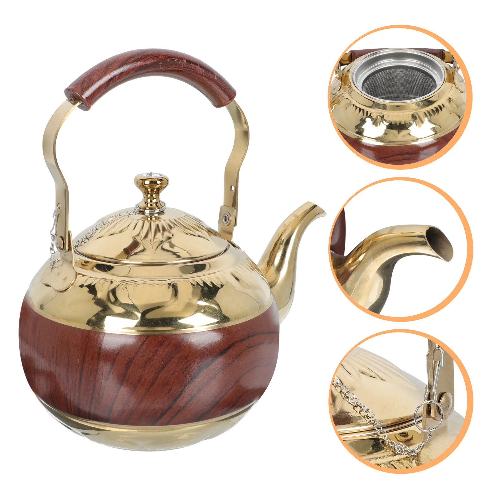 

Kettle Tea Pot Water Teapot Heating Whistlingboiling Coffee Stove Gooseneck Maker Stove Metal Stainless Steel Gas Kungfu