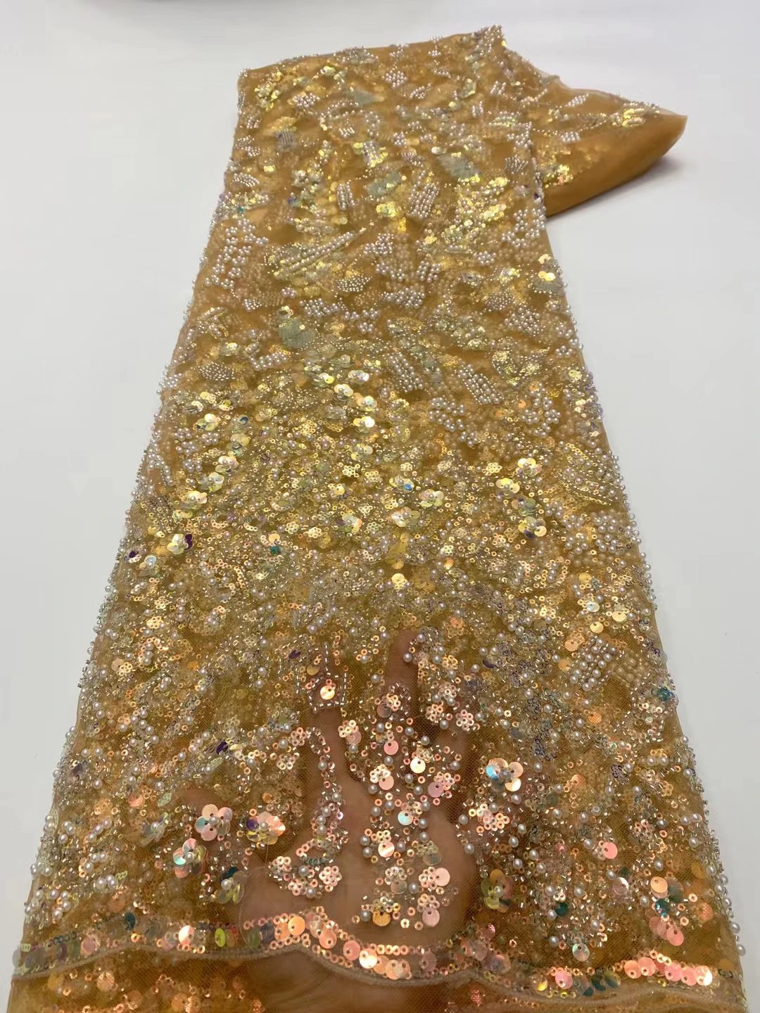 

Лидер продаж, модное вечернее платье ручной работы с африканскими бусинами и блестками