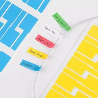 hot sale 150 pcs self adhesive cable sticker waterproof identification tags network wire labels organizers colorful marker tool