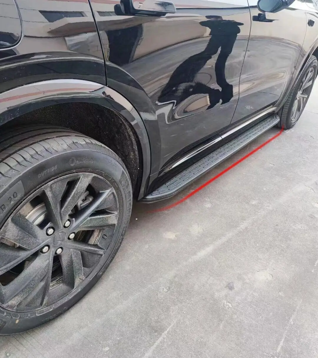 2 шт. подвижная дверь боковая ступенчатая Подножка педаль Nerf бар подходит для Hyundai