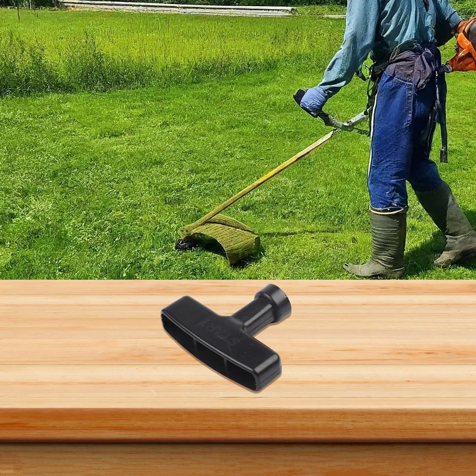 Фото Ручка ручного стартера Practicall Recoil Starter Handle, замена ручки стартера для газонокосилок, 10 шт. для Honda №2