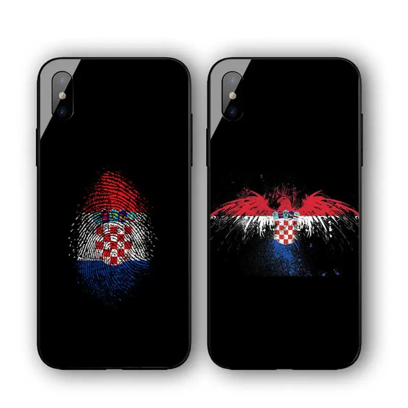 

Croatia Flag Phone Case For Iphone 11 12 13 14 Pro Max 7 8 Plus X Xr Xs Max Se2020 Tempered Glass Cove