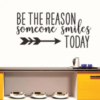 be the reason quote sentence wall sticker home decor living room bedroom decor wall sticker self adhesive wallpaper 22 colors