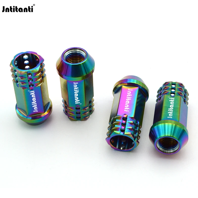 Jntitanti Gr5 титановая коническая гайка для наконечника колеса m12x1 5x45 мм toyota Mazda Honda Acura