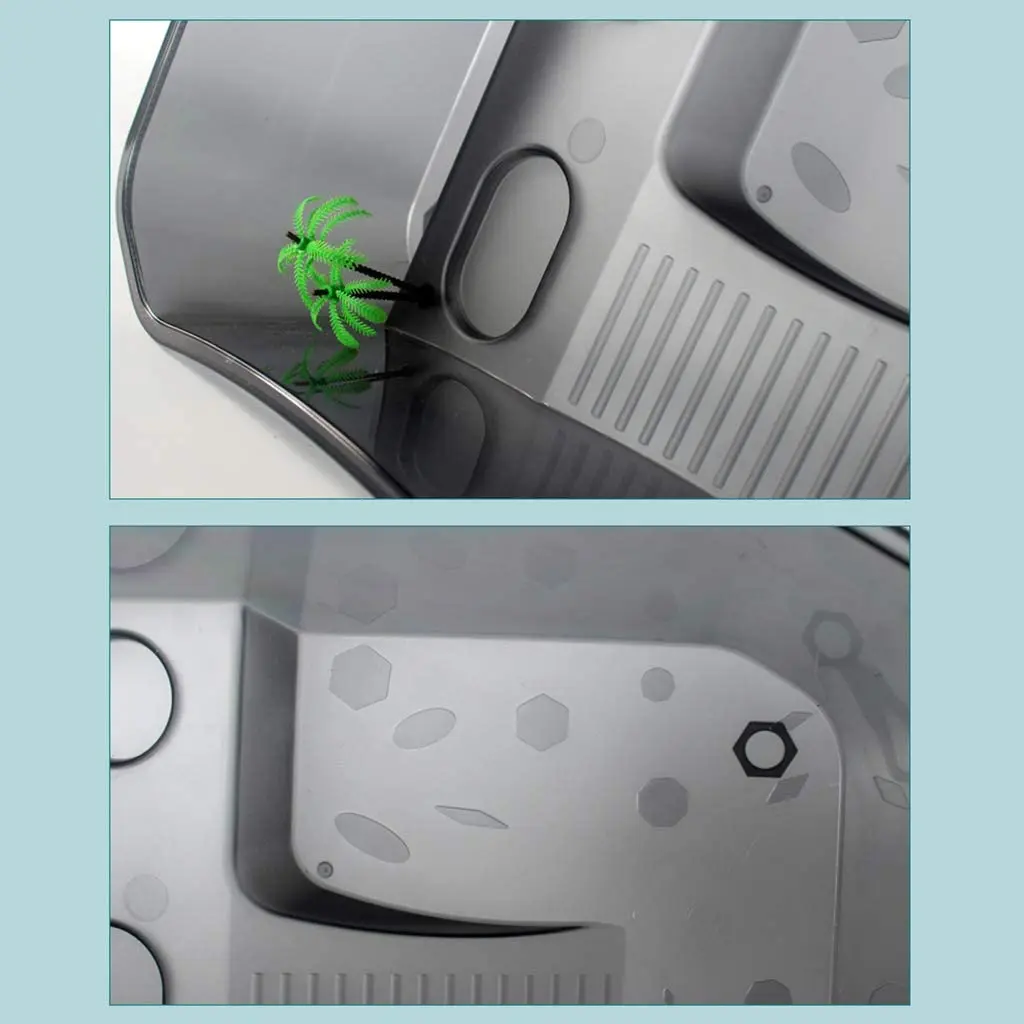 Открытый резервуар для черепахи с террасовой коробкой Бразильская черепаха