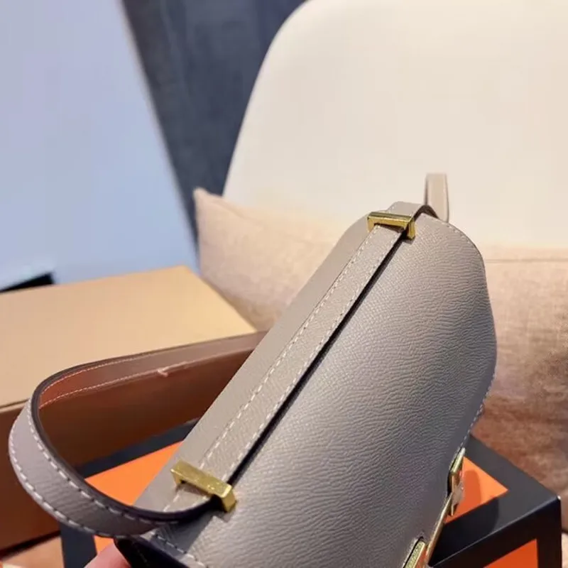 Fashion ladies shoulder bag luxury designer handbags boutique gift box packaging gold buckle crossbody bag bags for women  purse