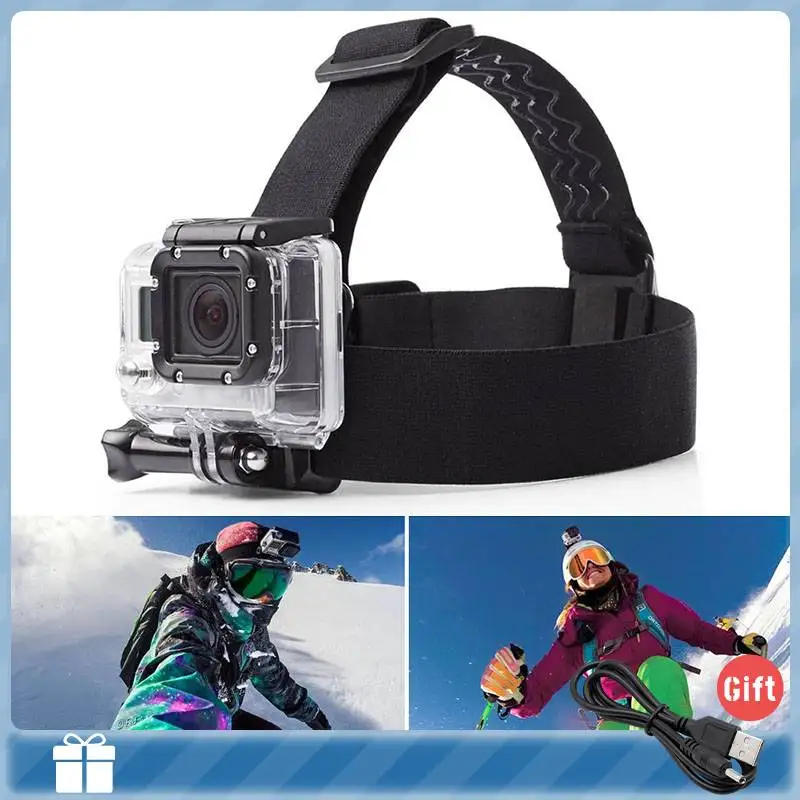 Головной ремень для Gopro HERO3/HERO4/HD головной ремень Регулируемый головной ремень для уличных спортивных аксессуаров для экшн-камеры