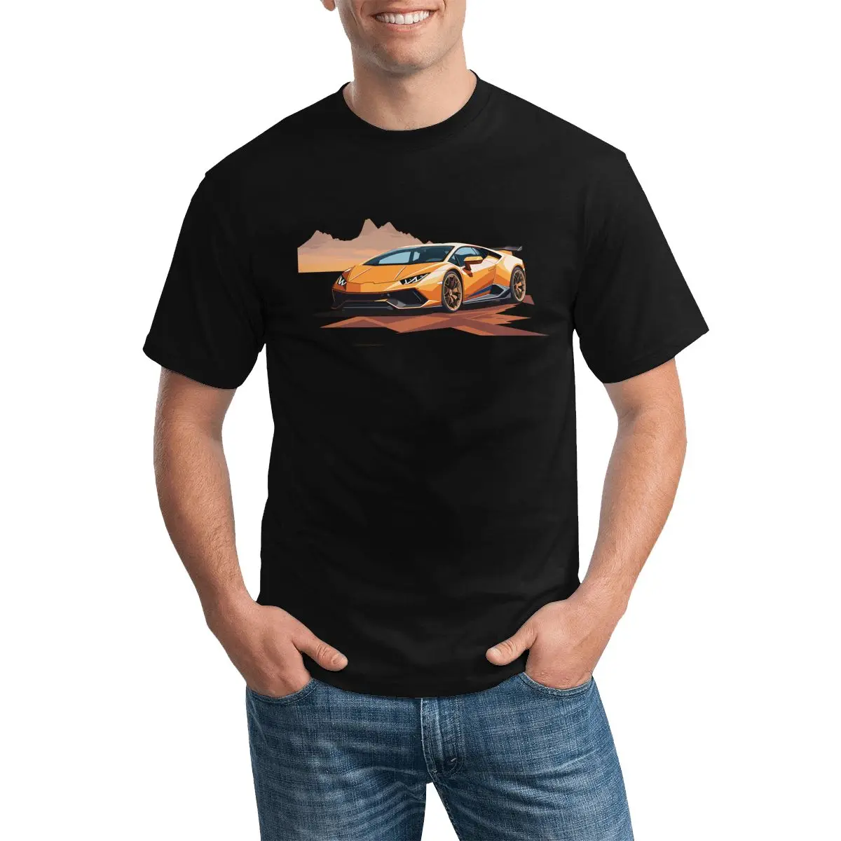 

Noble Sports Car T Shirt Cartoon 2D Elements Basic T-Shirt Short Sleeves Custom Tshirt Cotton Cool Tops 3XL 4XL 5XL