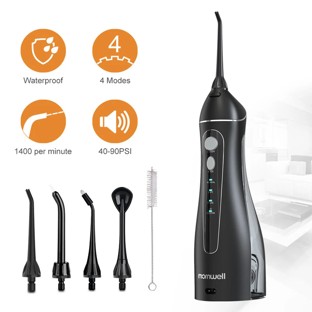 Портативный ирригатор для полости рта Аккумуляторный USB-ирригатор семейный