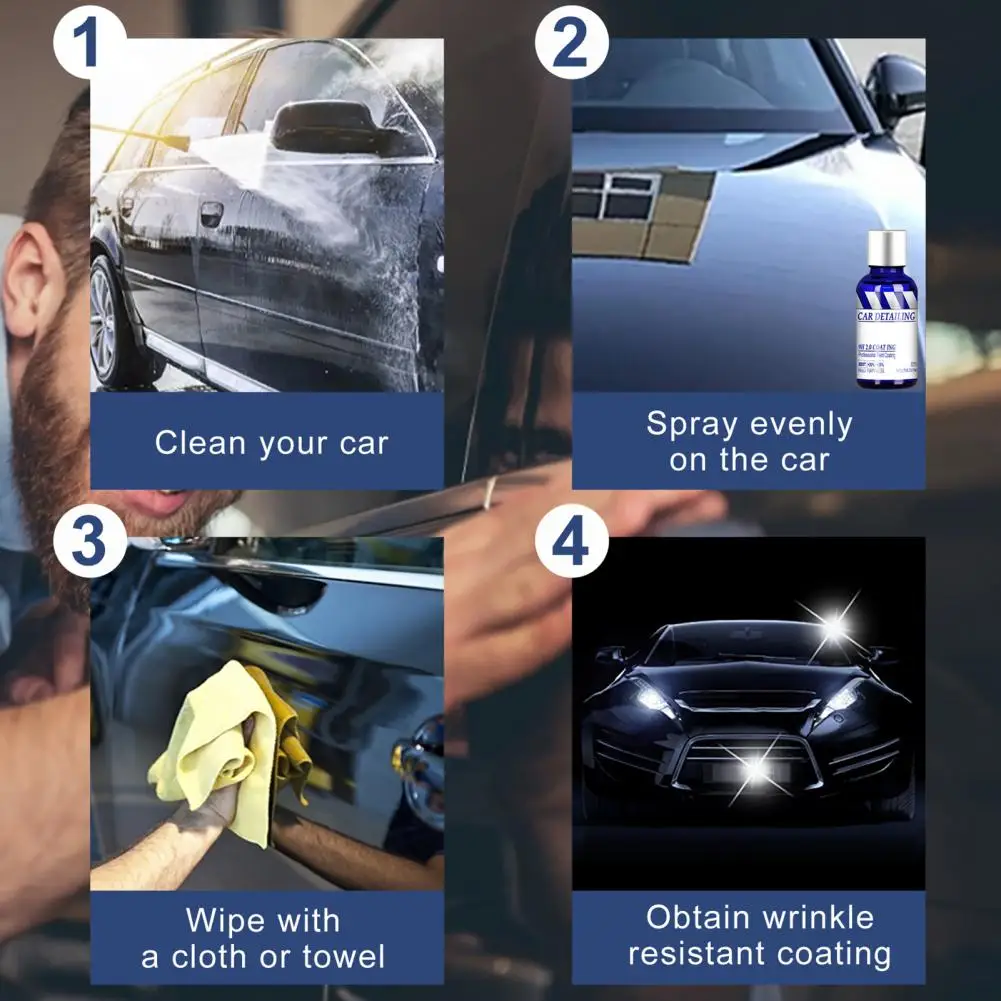 30 мл/50 мл керамическое покрытие водостойкий быстросохнущий удобный набор