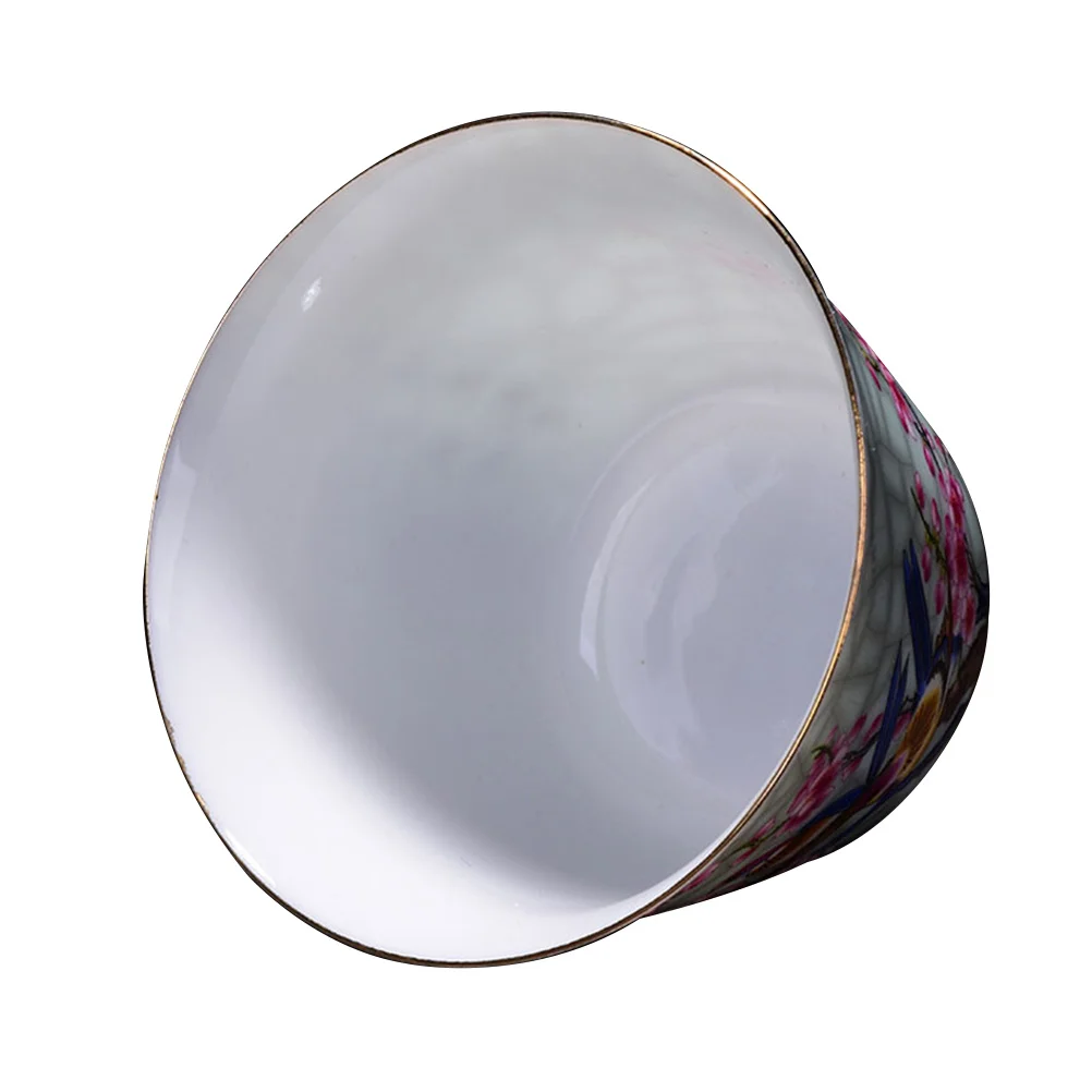 

Tea Cup Chinese Style Tea Cup Decorative Tea Cup Creative Ceramic Teaware for Tearoom Eldership Home