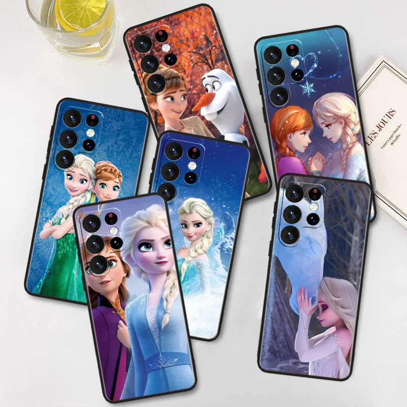 

Disney Princess Aisha Ann Phone Case For Samsung Galaxy S23 S22 S21 S20 FE Ultra S10e S10 S9 S8 Plus Lite Black Cover