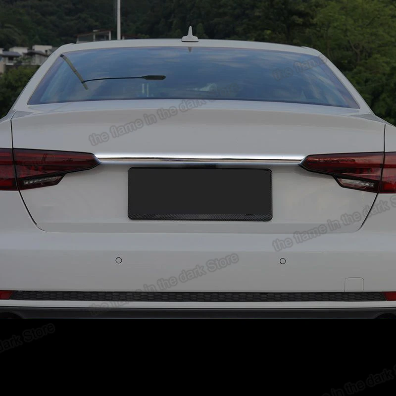 

Отделка задней двери автомобиля, бампер задней двери, украшение, Стайлинг для Audi A4 B9 2017 2018 2019 2020 2021 A5 Sportback, аксессуары для автомобиля