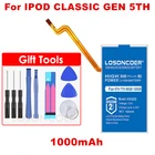 616-0232 616-0230 616-0227 для Ipod Classic Gen 5th 6th 7th 80GB 120GB тонкий 160GB для Ipod 55.5 Gen 30Gb 616-0229 батарея A1136