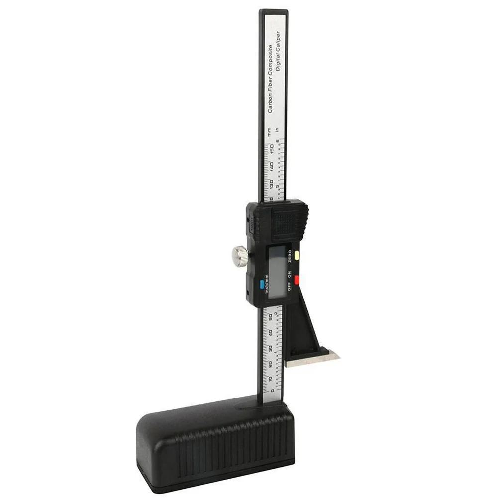 

Caliper Electronic Measurement Tools Mini Durable Magnetic Plastic Home 0-150mm/6" Height Gauge Woodworking Digital Display