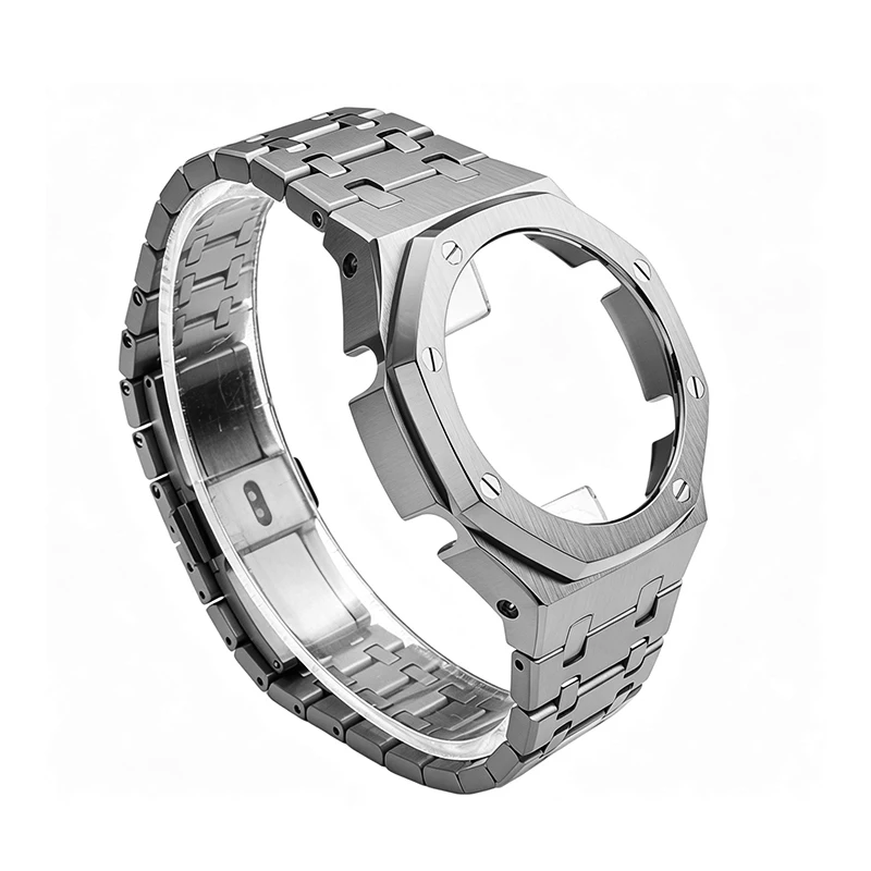 Матовый мод-кит из нержавеющей стали для Casio G-SHOCK GA-2100 GM2100 GMA-S2100 Casioak, металлический корпус и ремешок для часов, запасные части. (art.: 3920dd31ed028) - 3920dd31ed028