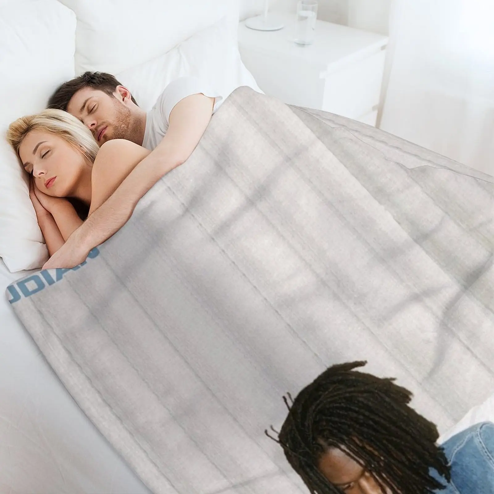 Плед DANIEL CAESAR DENIM Мягкие волосатые утяжеленные одеяла