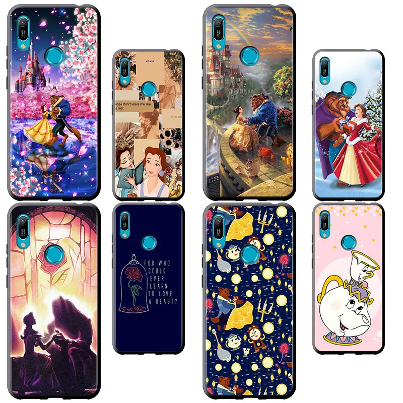 

Beauty and the Beast For Huawei Y5P Y5 Y6S Y6P Y6 Y7A Y7P Y7 Y8S Y8P Y9S Y9 2018 Prime PRO 2019 2020 Black Silicone Phone Case