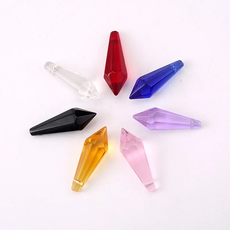 

10 шт., стеклянные подвески для украшений «сделай сам», 38 мм