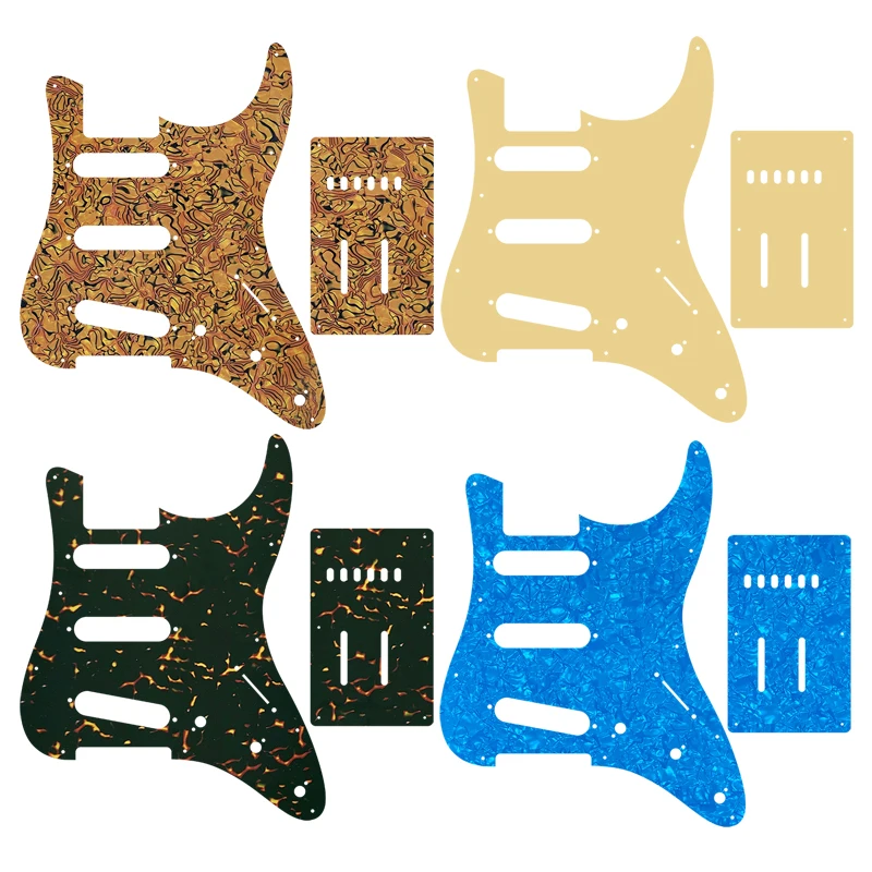 

Xin Yue Custom Guitar Parts -For Applause Pickguard Stra SSS & Back Plate Scratch,Many Colors