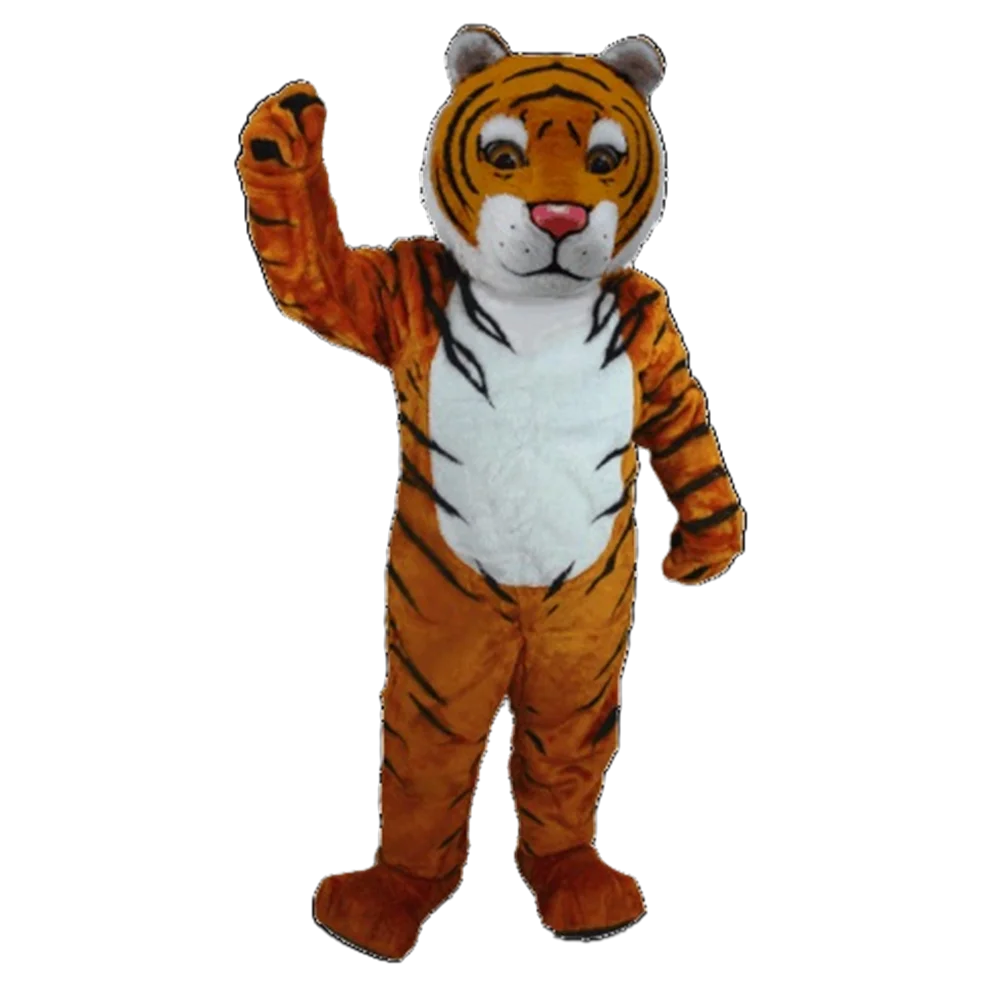 Плюшевый талисман бенгальский тигр костюм талисмана для взрослых персонаж