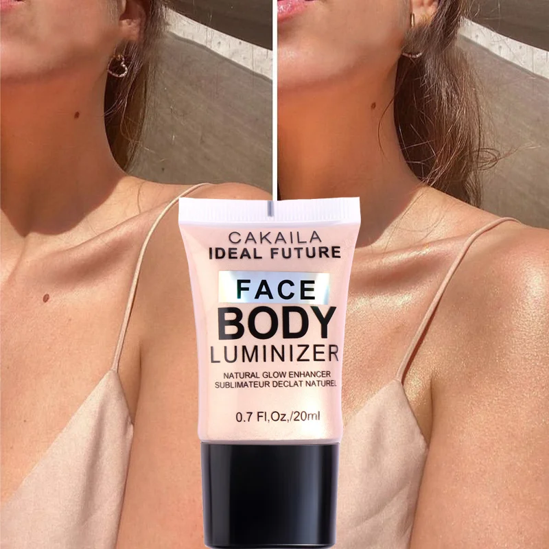 

Body Face Liquid Highlighter Makeup High Gloss Gel Waterproof Brighten Shimmer Leg Body Clavicle Diamond Facial Glow Cosmetic