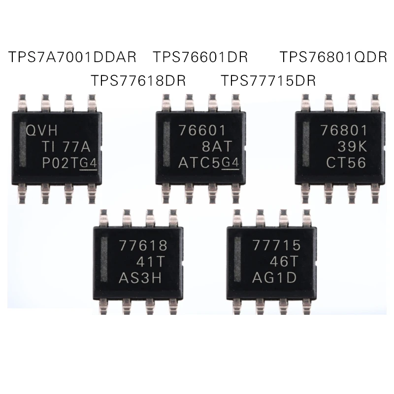 

1PCS TPS76801QDR TPS77715DR TPS76601DR TPS77618DR TPS7A7001DDAR