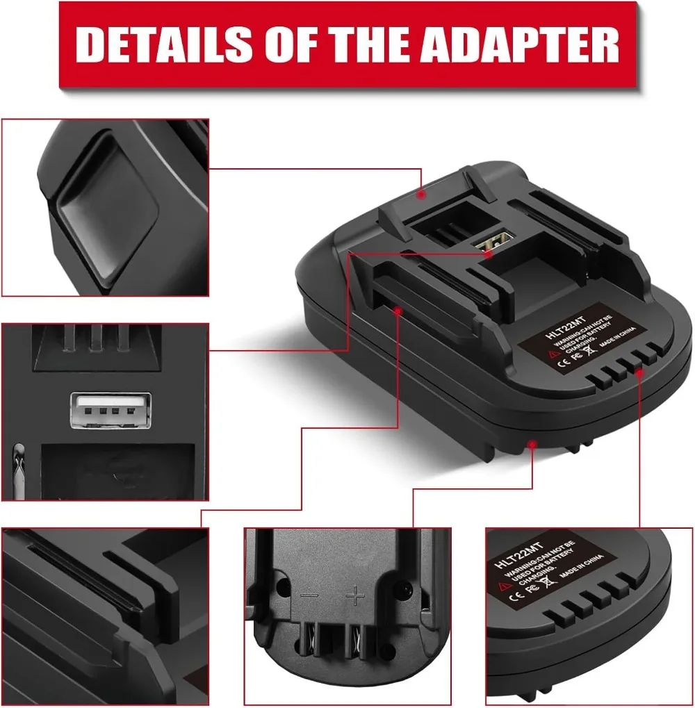 Адаптер аккумулятора для Hilti на инструменты Makita 18 В преобразователь 22 B22