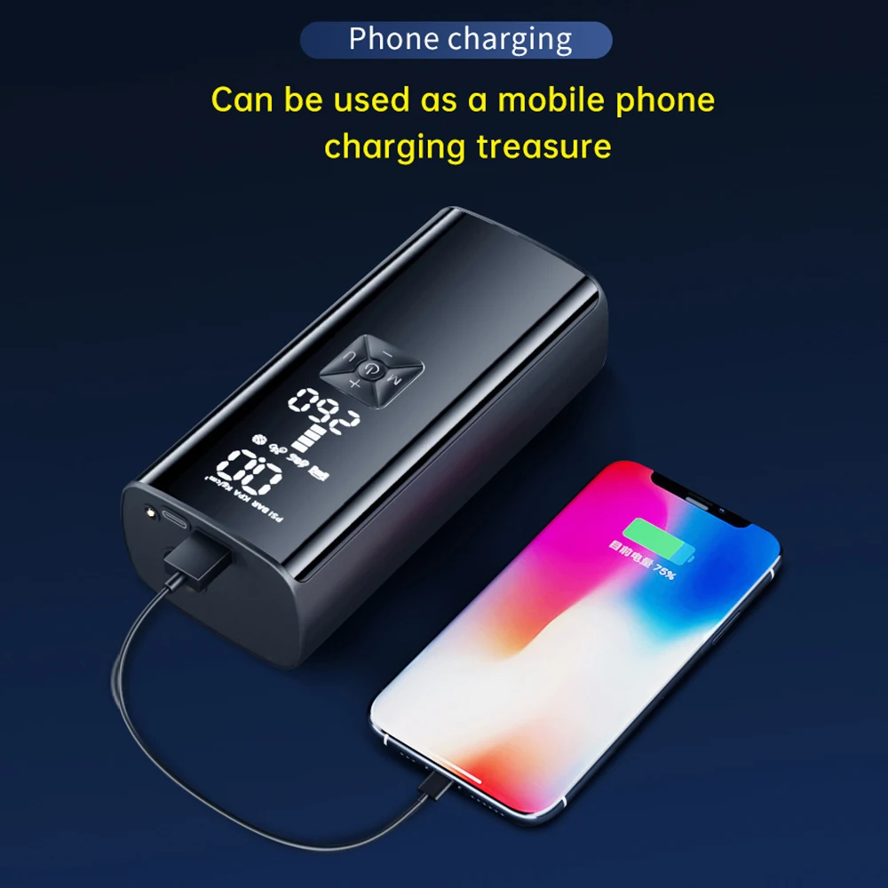 Портативный автомобильный компрессор 4000 мАч PSI