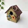 Creative Wooden Bird House Garden Villa Balcony Wall Hanging Bird Nest Exquisite Bird Cages Outdoor Garden Decoration 4
