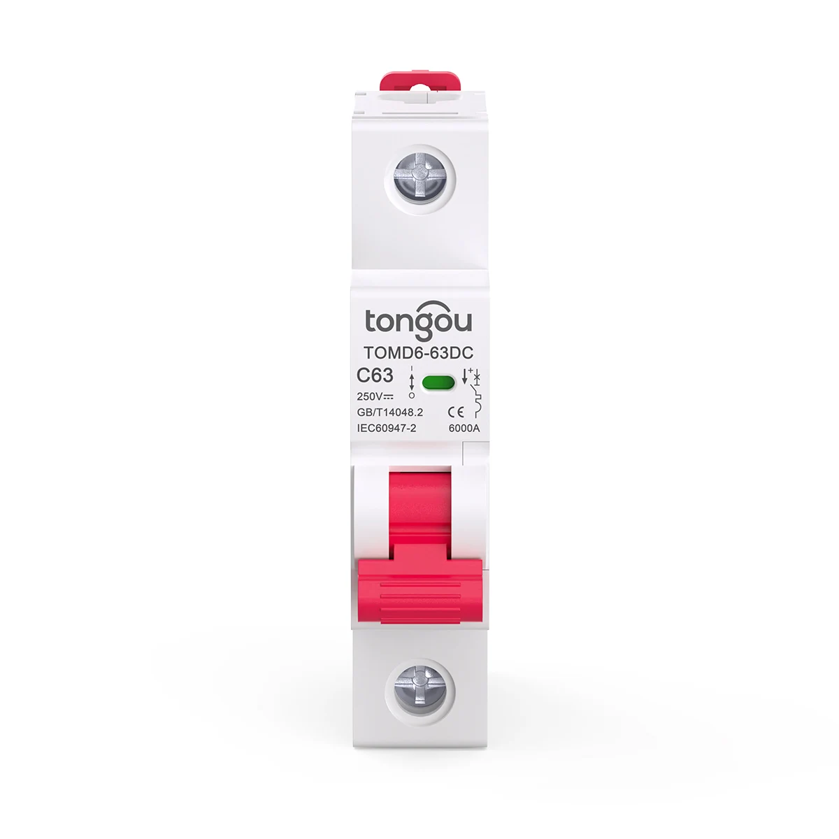 TONGOU TOMD6-63DC Мини-выключатель 4P 63A C Curve Электрический выключатель DC MCB