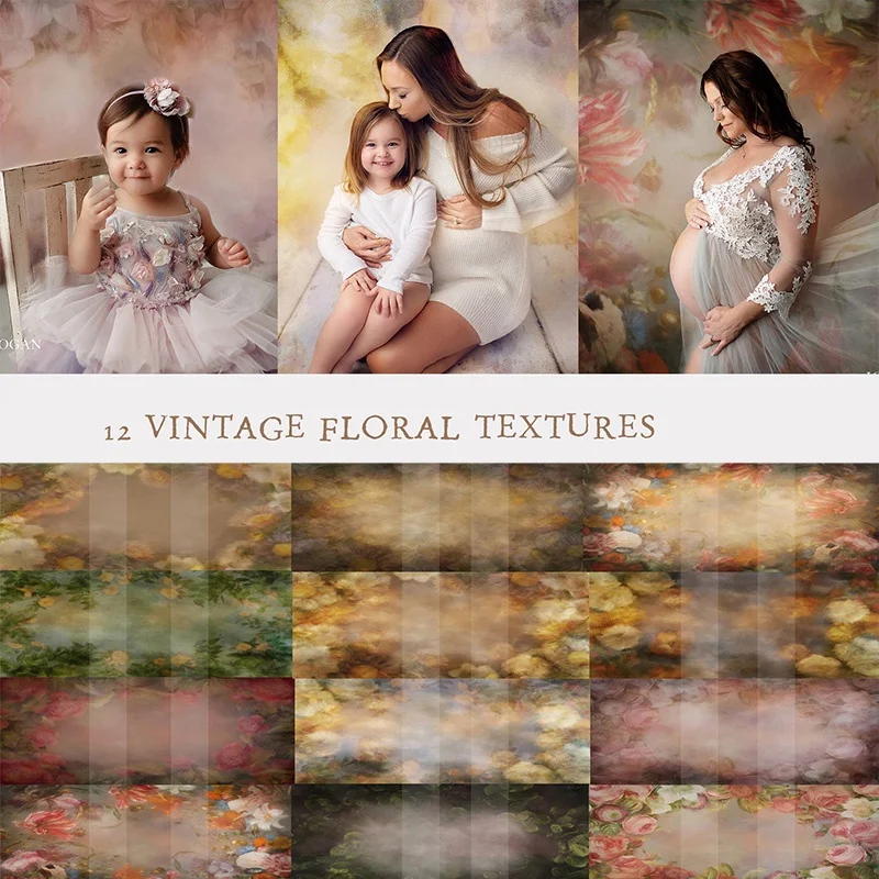 

Mother Day Vintage 3D Decoration Party Backdrops Baby Cake Smash Photography Photographic Princess Backgrounds For Photo Shoot