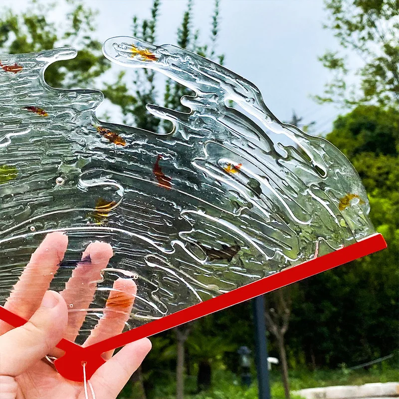 Flower Bouquet DIY Ancient Style Goldfish Ancient Summer Koi Tassel Water Fan Silicone Mold Creative Decoration Epoxy Resin 3D