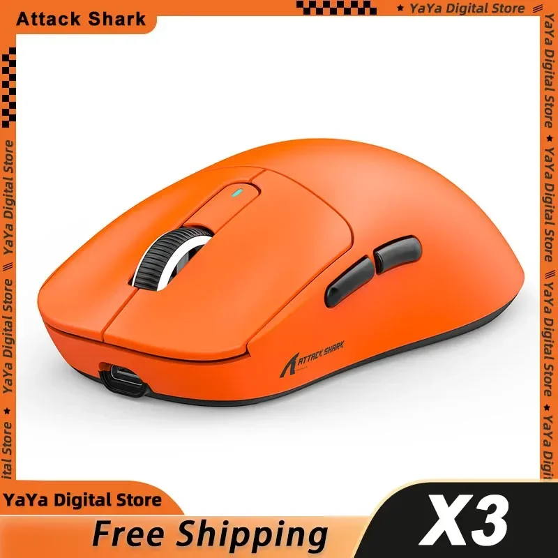 Bluetooth-мышь Attack Shark X3 легкая мышь для макросъемки киберспорта путешествий