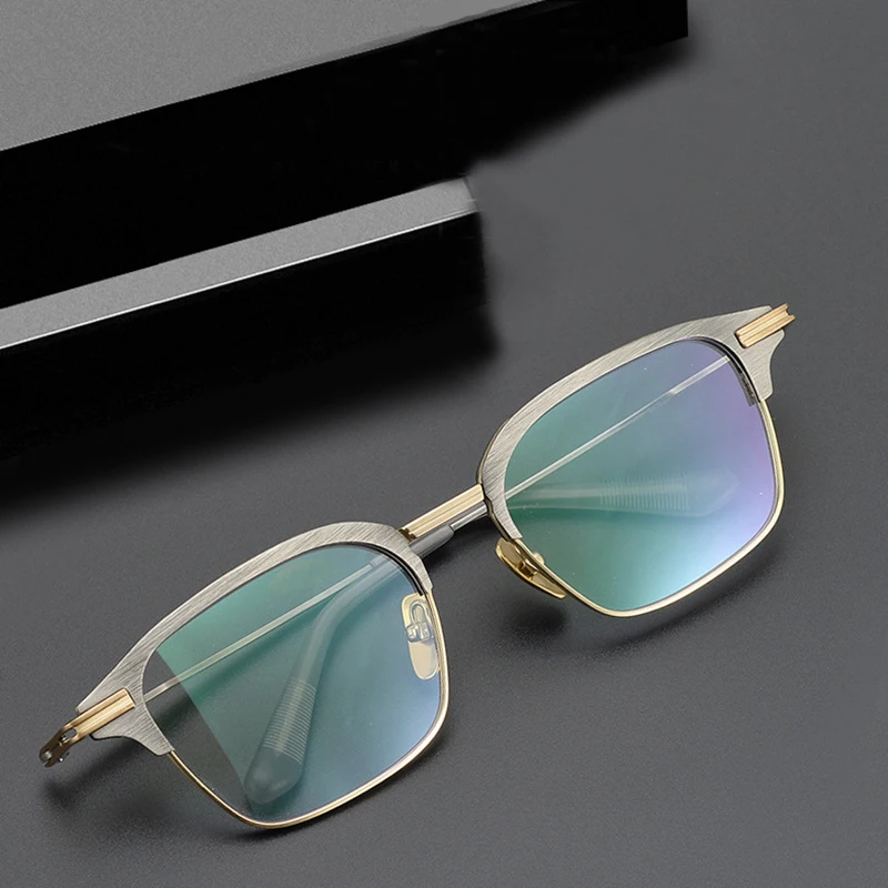 Оправа для очков из чистого титана мужчин и женщин оптические аксессуары в