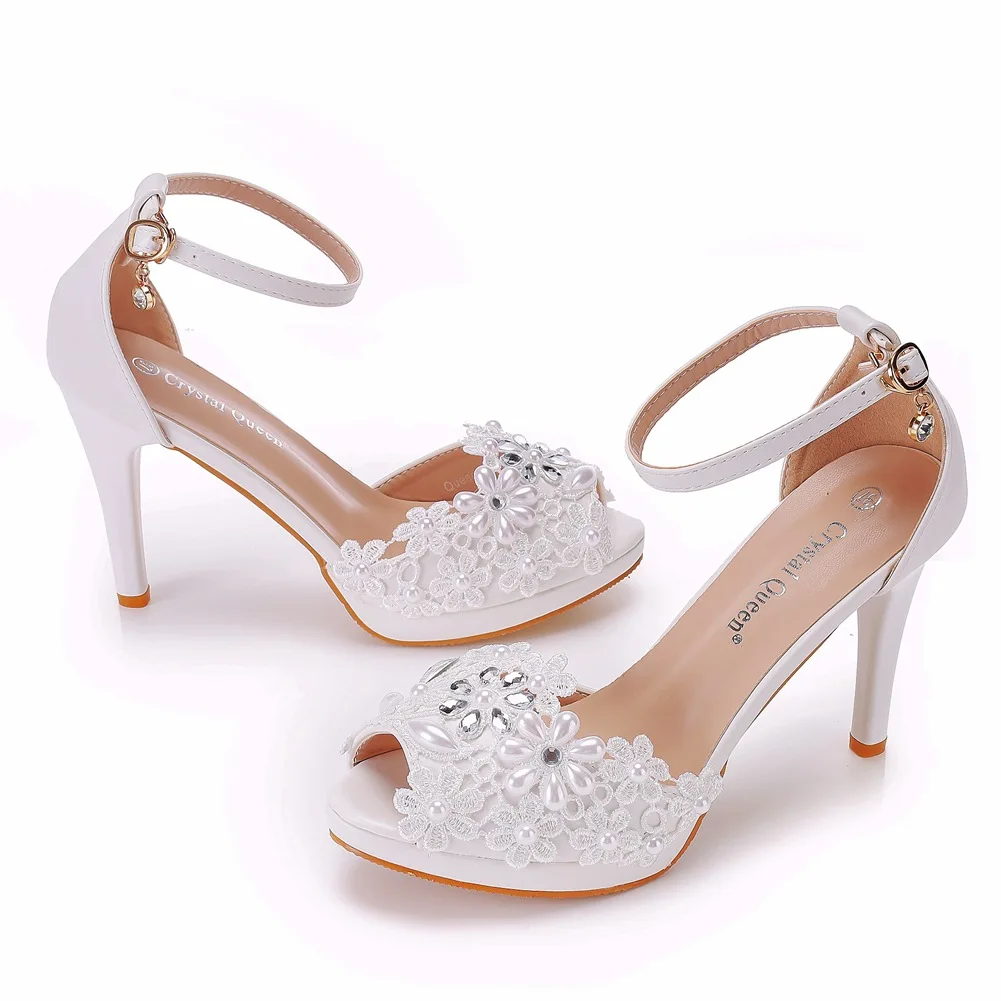 Босоножки женские на высоком каблуке милые сандалии с открытым носком платформе