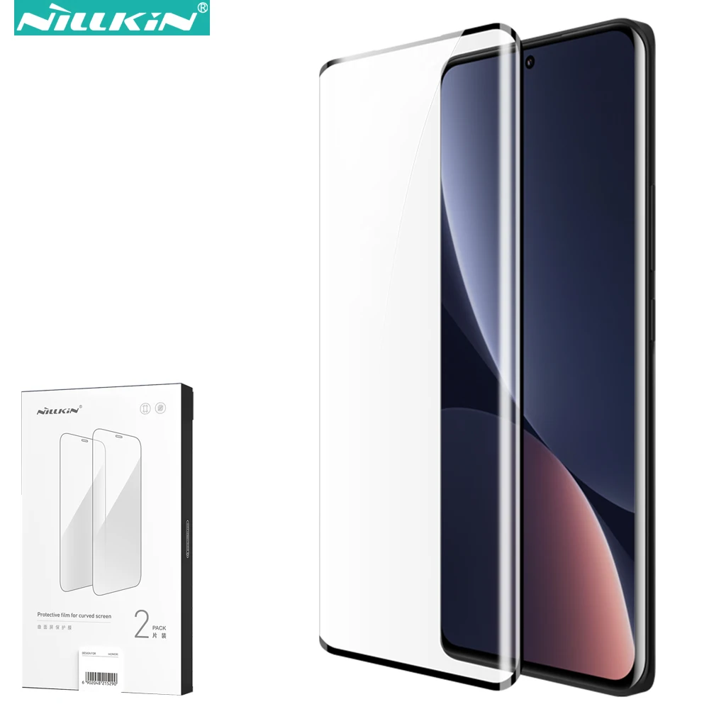 

Nillkin for Xiaomi 13 Pro, 2 Pcs Impact Resistant Curved Screen Protection Full Glued Curved Protective Film