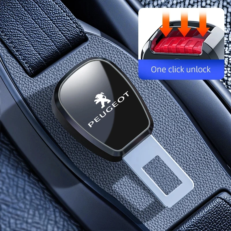 

Зажим для автомобильного ремня безопасности, удлинитель, пряжка замка ремня безопасности для Peugeot 2008 3008 307 308 206 207 208 407 508 5008 106 107 205 301