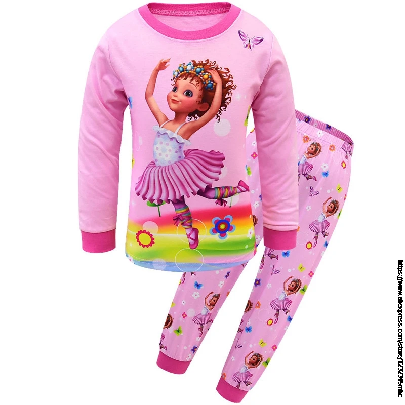 Весна 2022 Детские пижамные комплекты одежда для сна с длинным рукавом маленьких