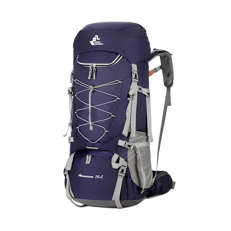 

75L Outdoor Mountaineering Bag Camping Waterproof Nylon Sports Outdoor Bag Rain Cover Travel Mountaineering Backpack