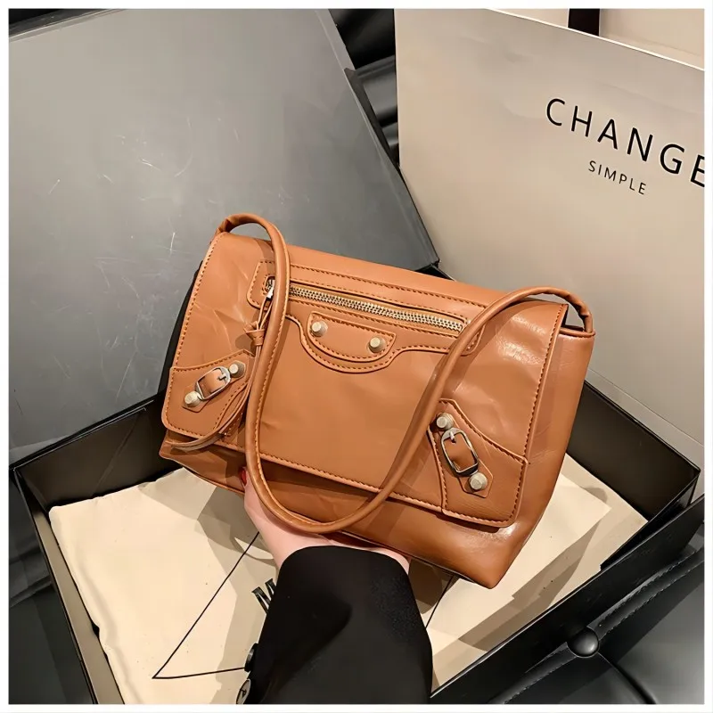 CGCBAG Fashion Luxury Designer Shoulder Bag For Women Lage Capacity Tote Bag High Quality PU Leather Vintage Ladies Handbags