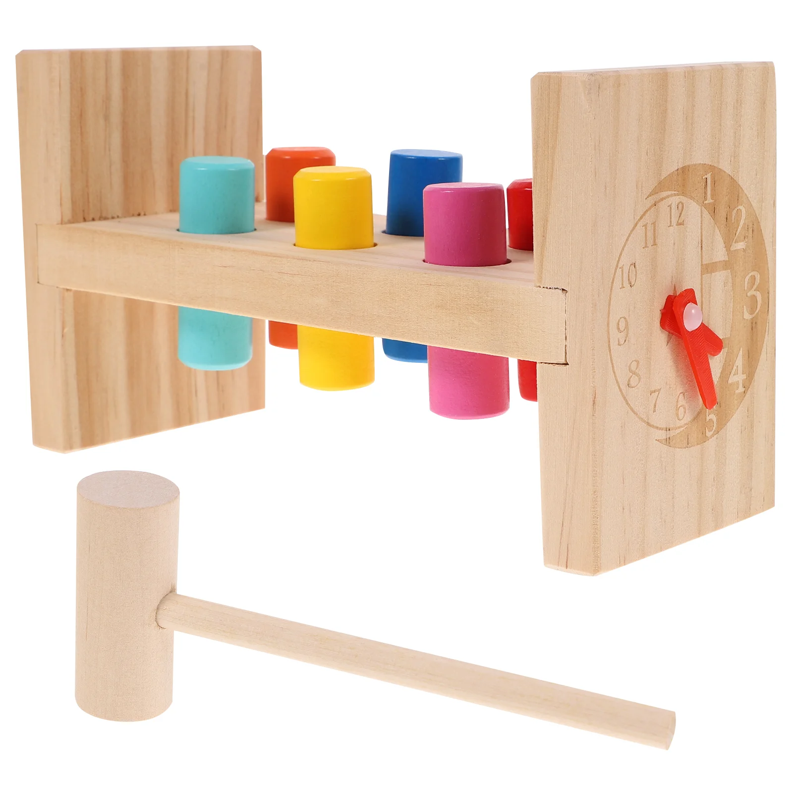 

Percussion Table Toy Knock Plaything Toddler Preschool Supply Matching Whacking Puzzle Toys Wooden Hammer Early Learning