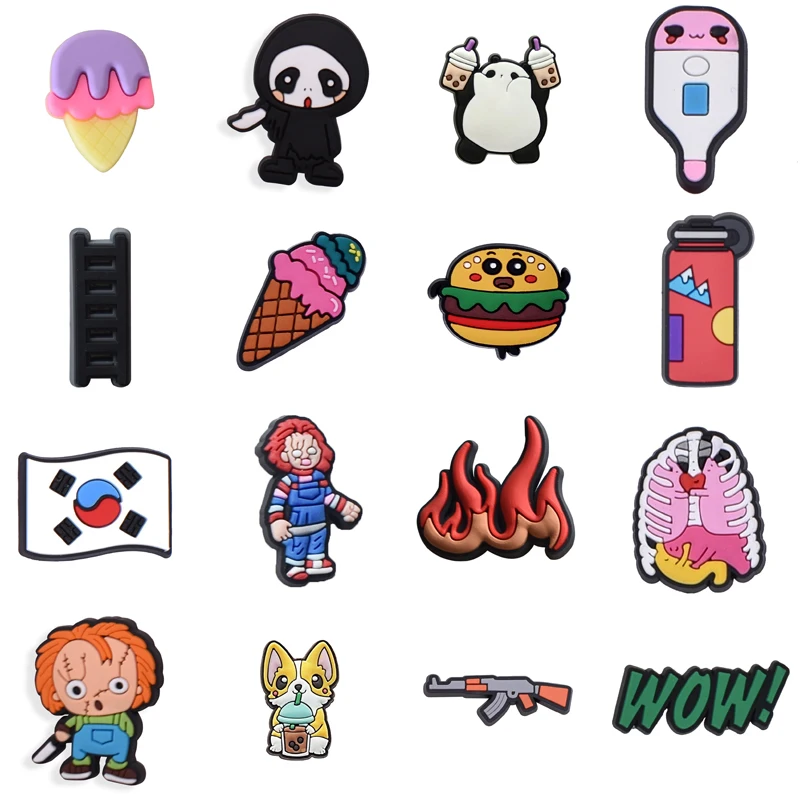 

Women Charm Shoe Charms Accessories Decorations PVC Buckle Decorations for Crocs Wholesale Bulk Gifts Pins Shoes Accessories