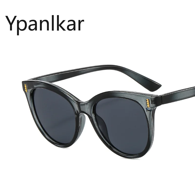 

Fashion Square Sunglasses Women Retro Rivets Decoration Colorful Leopard Gradient Shades UV400 Men Sun Glasses