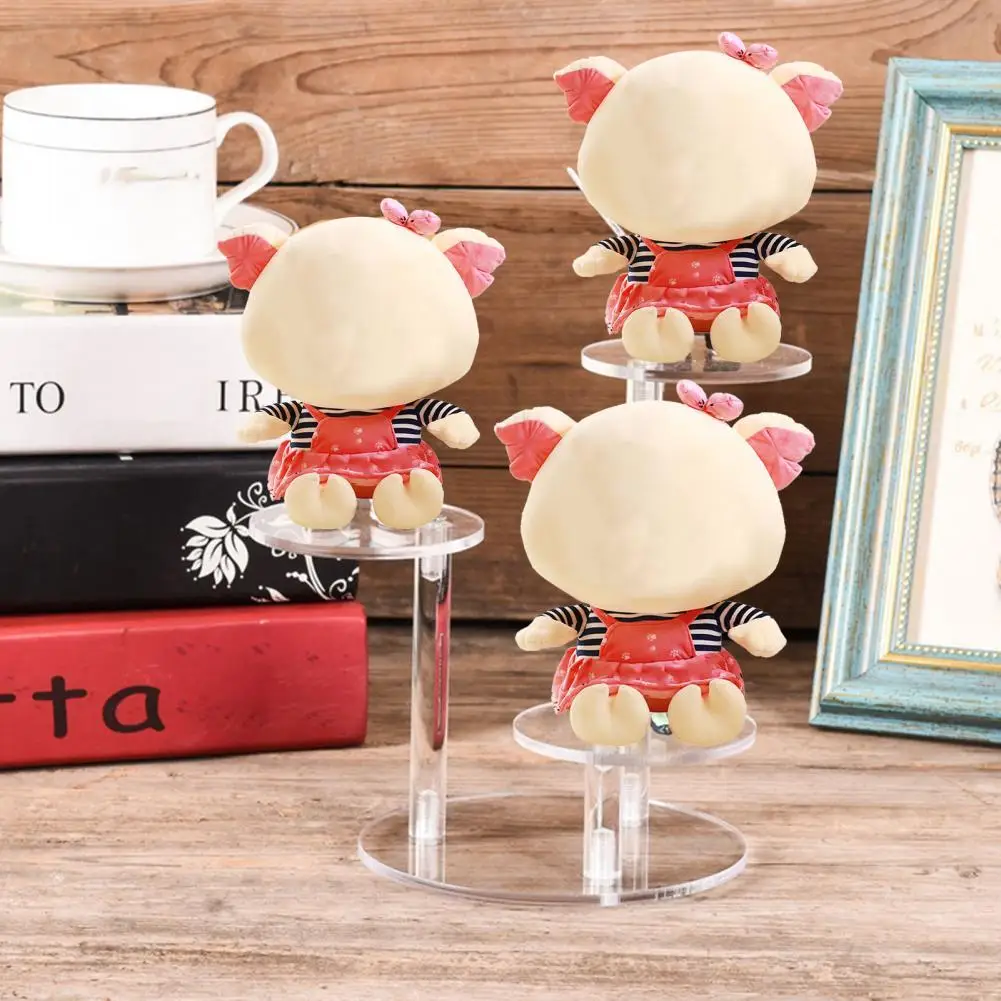 

Reusable Beauty All Match 3 Layers Display Holder Acrylic Display Stand Thicken for Desktop