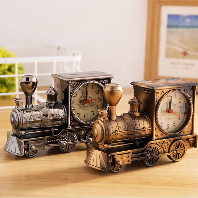 Mechanical Alarm Clock Desktop Digital Clock Creative Craft Ornaments Home Decor Living Room Bedroom Decor