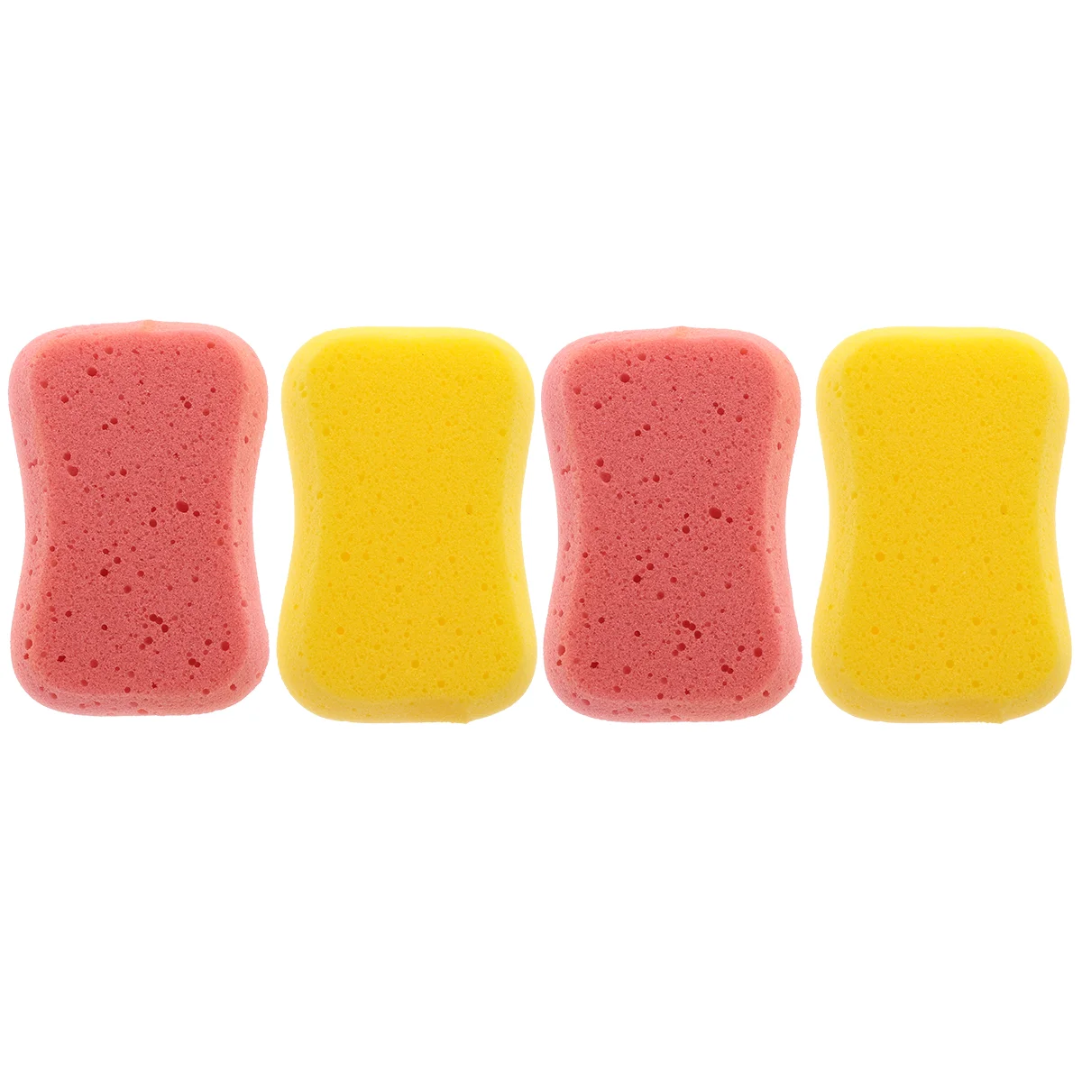 

4 Sponge Loofah Body Scrubber Sponge Body Scrubber Bath Sponge Soothing Body Sponge for Body Wash Bathroom Shower Sponges