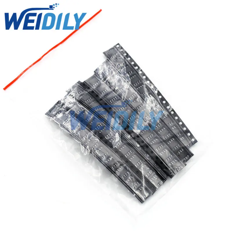 

60PCS 6 kinds * 10 pcs 24C02 24C04 24C08 24C16 24C32 24C64 SOP Kit SMD IC Set