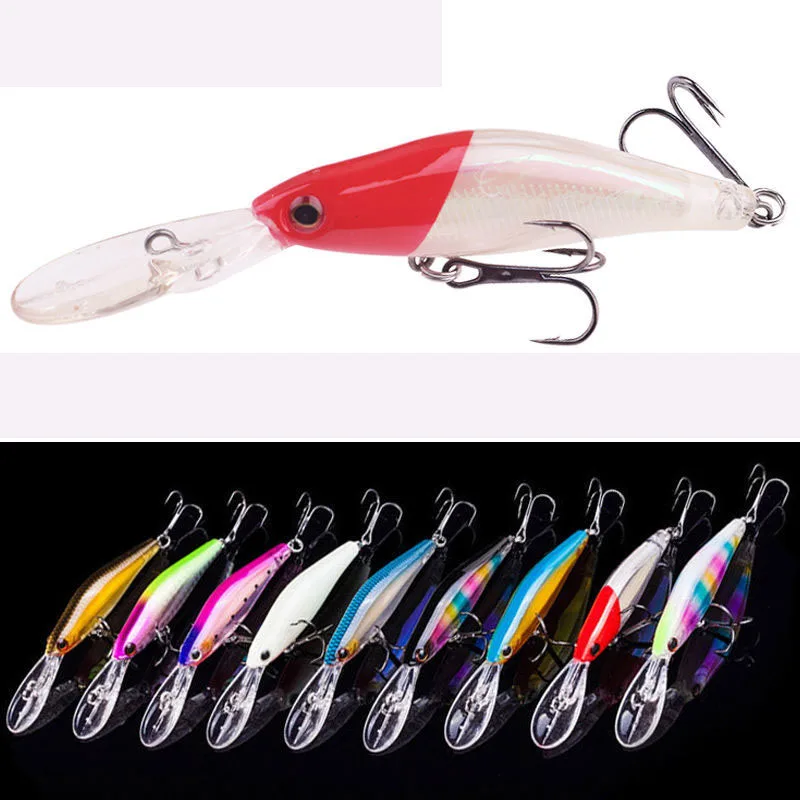 

Lure Pesca Luminous Minnow Fishing Lures 9cm 7.5g Crankbait Artificial Hard Bait Fly Fishing Tackle Plastic Fish Wobblers Japan
