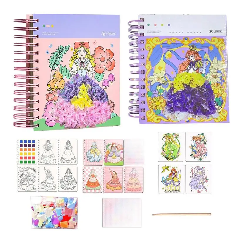 

Набор для рисования бесконечной мечты Детства, ручная роспись, книга для творчества ручной работы, сделай сам, смешные детские искусства и ремесла, меняющее платье